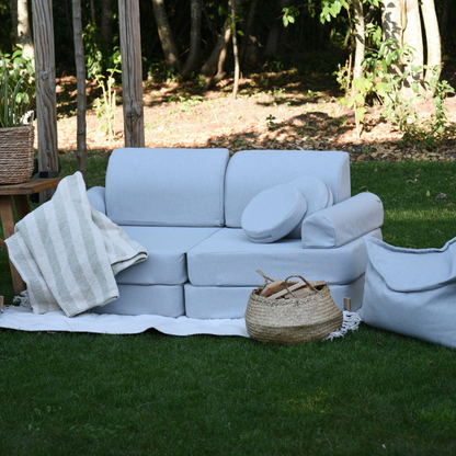 Indoor/Outdoor Outzy Pocket Sofa For Children - Drift Clay Taupe