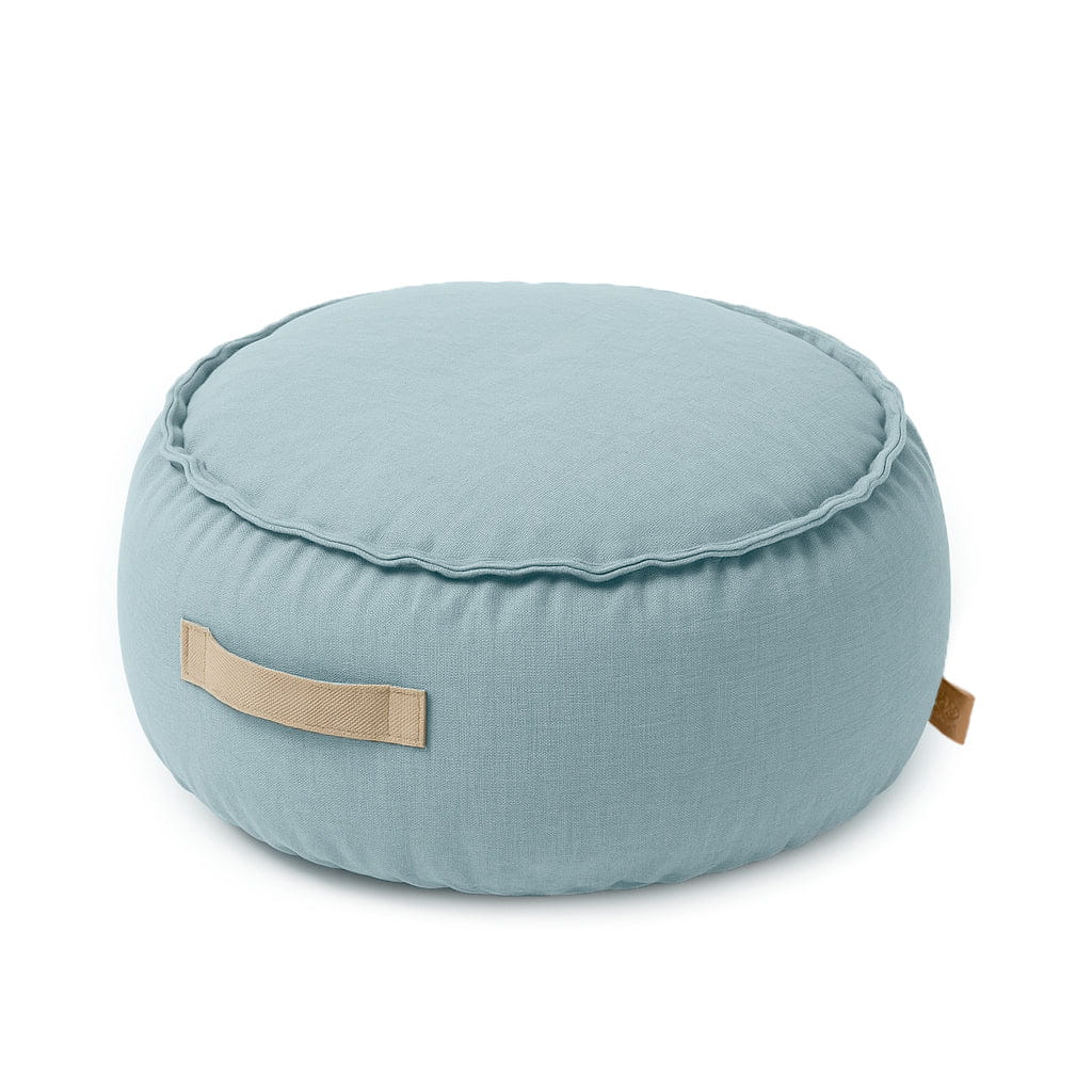 Outzy Round Pouffe - Cloudberry Sky Blue