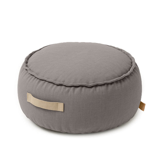 Outzy Round Pouffe - Drift Clay Taupe
